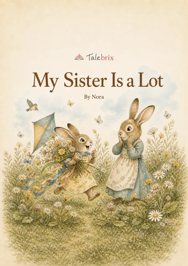 My Sister Is a Lot. By Nora. Front cover.